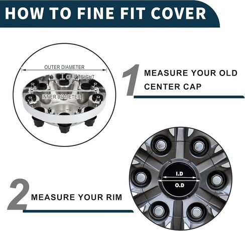 Wheel Center Caps Hub Caps Rim Center Caps for Chevrolet Silverado 2500 3500 HD 2011-2023 Wheel Caps Hubcap Center Covers Chrome Silver Tone 1 Pc in Saudi Arabia