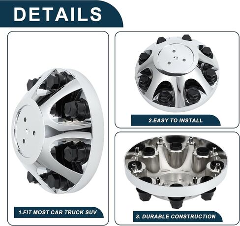 Wheel Center Caps Hub Caps Rim Center Caps for Chevrolet Silverado 2500 3500 HD 2011-2023 Wheel Caps Hubcap Center Covers Chrome Silver Tone 1 Pc in Saudi Arabia