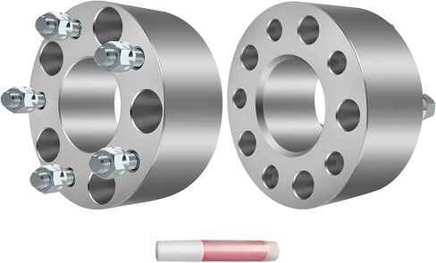 SCITOO 2Pc 2.5" inch 5x4.75 to 5x4.75 Hubcentric Wheel Spacers 5 Lug 12x1.5 Studs W/O Lip Compatible with for S10 Blazer for S15 in Saudi Arabia