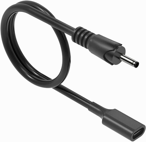 (2Pack 3.28Ft) 3.5mm x 1.35mm USB C to DC Adapter Cable, Type C USB-C Female Input to DC 3.5mm Power PD Charge Cable for Printer, CCTV, Digtal Piano, Balenced Bicvcle, LED Light in Saudi Arabia