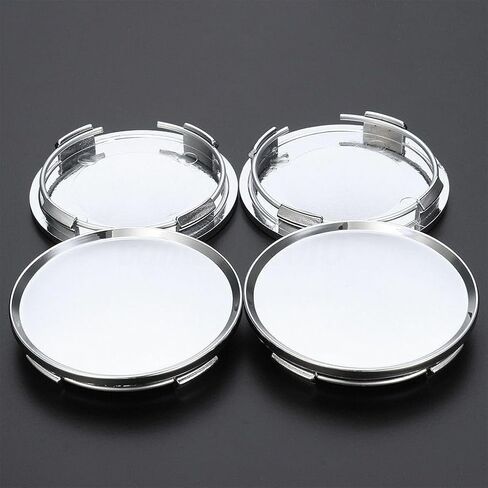 8pcs incluctal chrome car cenr center caps tyre rem hub cap cover cover plastic abs in Saudi Arabia