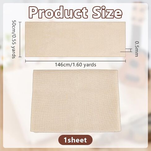 OLYCRAFT 19.7x57.5 Inch Coffee Linen Speaker Grill Cloth Linen Speaker Fabric 0.5mm Thick Stereo Fabric Replacement Mesh Cloth Dustproof Speaker Fabric for Home Stage Speakers Media KTV Boxes Repair in Saudi Arabia