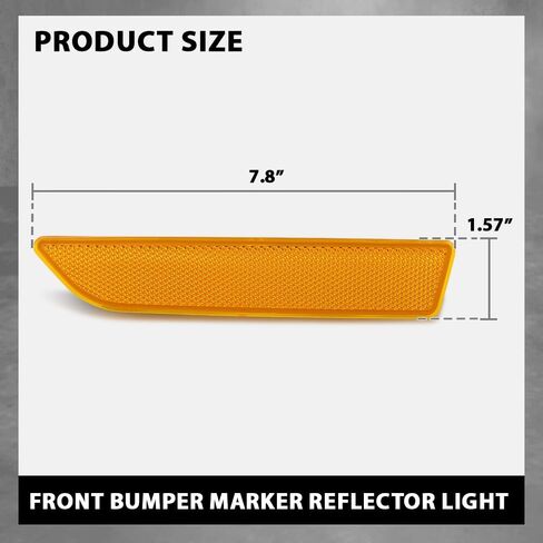 Grand Orange Front Pront Wrumper Side Marker Light متوافق مع BMW X3 E83 BASE 2007-2010 63147162219 ، 63147162220 in Saudi Arabia
