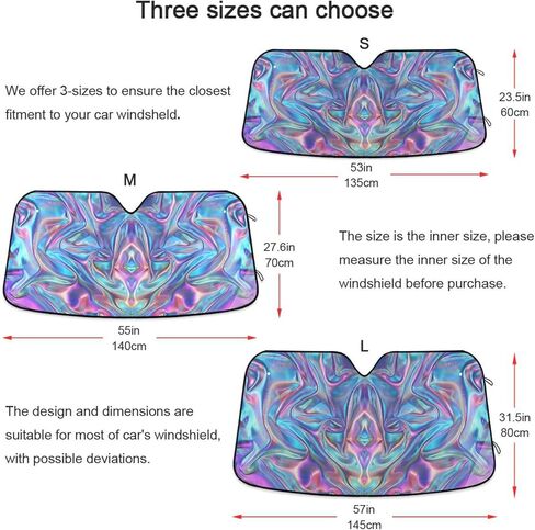 Car Windshield Sun Shade Cute Pugs Dogs Pattern Foldable Car Front Windshield Sunshade Blocks UV Rays Sun Visor Sun Heat Protection for Car Truck SUV to Keep Your Vehicle Cool,Large in Kuwait