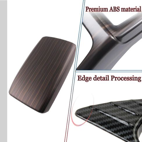 Center Console Armrest Box Panel Cover for Honda CRV CR-V 2023 2024 2025 - ABS Wood Grain Sport Interior Accessories in Saudi Arabia