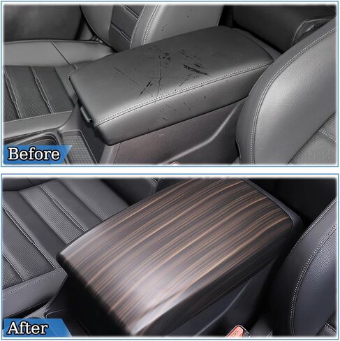 Center Console Armrest Box Panel Cover for Honda CRV CR-V 2023 2024 2025 - ABS Wood Grain Sport Interior Accessories in Saudi Arabia