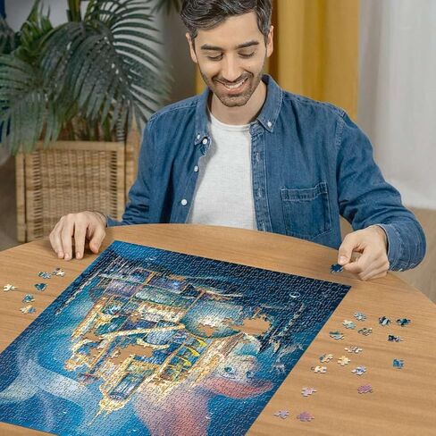 Ravensburger Disney Castles Collection - Ariel's Underwater Kingdom | 1000 قطعة Jigsaw لغز لجميع الأعمار | تقنية Softclick الفريدة النابضة بالحياة ، التصميم الخالي من الوهج | FSC معتمد in Saudi Arabia