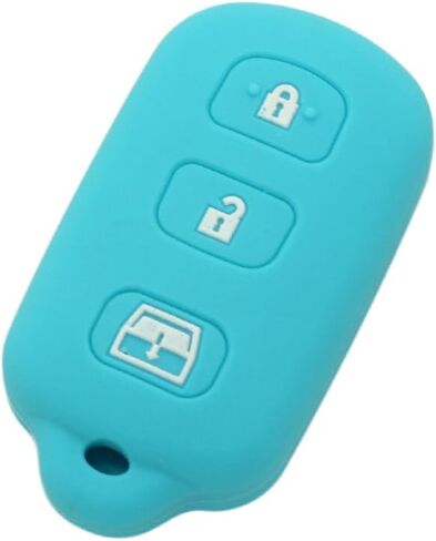 Segaden Silicone Cover Protector حامل الحالة البشرة سترة الجلد متوافقة مع Toyota 3+1 زر عن بعد مفتاح FOB CV2410 Orange in Kuwait