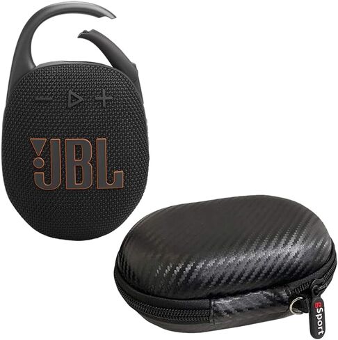 JBL Clip 5 Ultra Portable Bluetooth Speaker Bundle with gSport Silicone Sleeve (Red) in Saudi Arabia