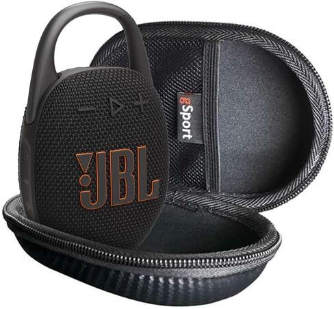 JBL Clip 5 Ultra Portable Bluetooth Speaker Bundle with gSport Silicone Sleeve (Red) in Saudi Arabia