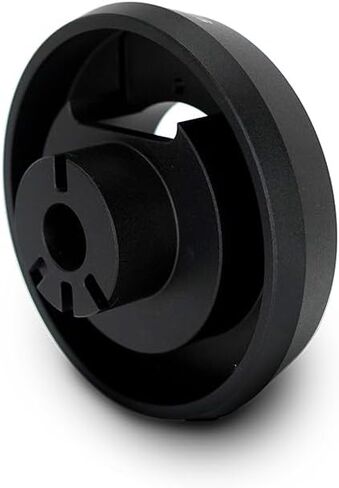 NRG Innovations NRG-SRK-125H Racing Style، محول محور قصير سريع الإصدار لعجلة القيادة، نمط مسمار 6 × 70 مم، جسم أسود in Kuwait