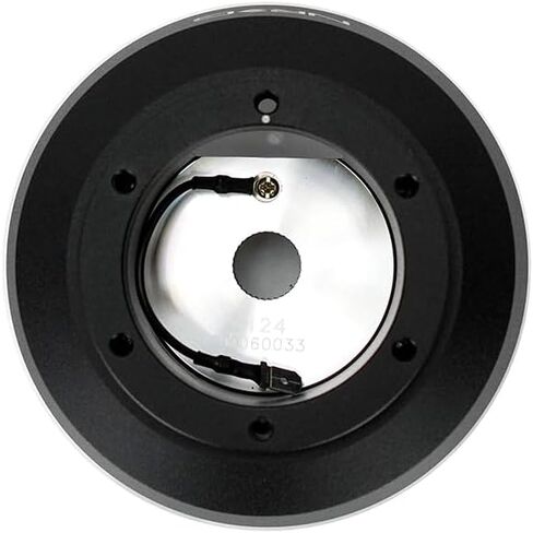 NRG Innovations NRG-SRK-125H Racing Style، محول محور قصير سريع الإصدار لعجلة القيادة، نمط مسمار 6 × 70 مم، جسم أسود in Kuwait