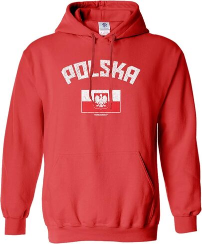 ThreadRock للرجال Polska Polish Flag Hoodie sweatshirt in Kuwait