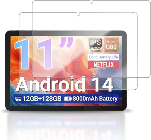 واقي الشاشة لـ Digiland R11 Tablet 11 بوصة ، 9H صلابة الزجاج المقسّر-مضاد للخلع ، خالي من الفقاعات ، وضوح HD ، تسهيل التثبيت in Kuwait