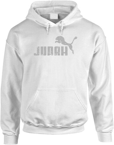 JUDAH JUMPING LION - parody faith savior - Mens Pullover Hoodie in Kuwait