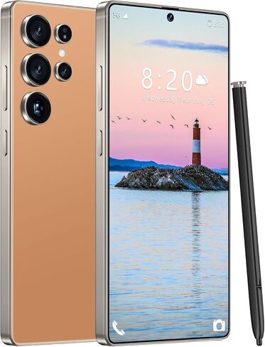 I25 Ultra 5G Unlocked Phones, Built in Pen, 7000mAh Long Battery Life Smartphone, 6.99" HD Screen Unlocked Cell Phone, 8+256GB Phone Android14, Face ID/Fingerprint Lock/Dual SIM/GPS (Gray) in Kuwait