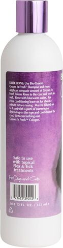 Bio-groam'n مكيف الكلاب الطازجة-لوازم استحمام الكلاب المعطرة ، غسل الجرو ، لوازم القطط والكلاب للبشرة الحساسة ، خالية من القسوة ، مصنوعة في الولايات المتحدة الأمريكية ، منتجات الكلاب بدون دمع-جالون 1 جالون in Kuwait