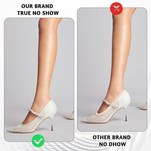 Giantree 5 Pairs No Show Socks, Flat Socks for Women, Black No Show Socks Nylon Socks Silk Sock Liners, Low Cut Liners Non Slip Dress Socks for Invisible, Loafers, Sneaker, Flats, Boat Socks(Style B) in Saudi Arabia