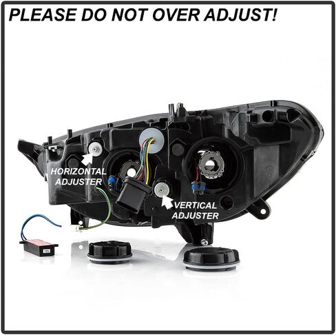 Acanii - لعام 2013-2016 Ford Fusion LED Switchback Switch Projector المصابيح الأمامية المصابيح الأمامية المصابيح الأمامية المطبوعة اليسرى+اليمين in Saudi Arabia