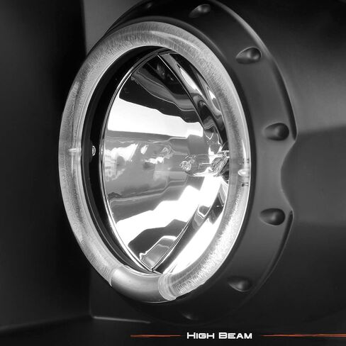Akkon - للفترة 2002-2005 Dodge Ram 1500 | 2003-2005 RAM 2500 3500 Black Dual Halo Projector Projector Set Set in Kuwait