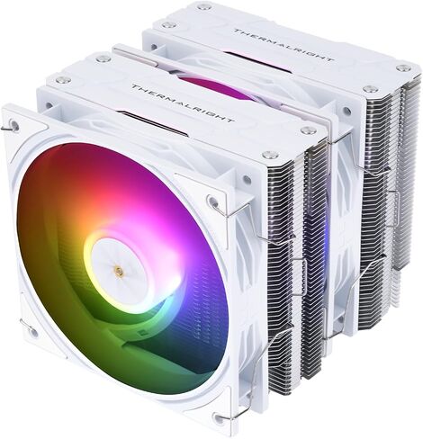 Thermalright Peerless Assassin 120 ARGB Black V3 CPU Air Cooler,6 Heat Pipes CPU Cooling,Dual 120MM CPU Fans,Black Top Cover,for AM4/AM5/Intel lga1851/1700/115X/1200/2011,PC Heat Sink Cooler in Saudi Arabia