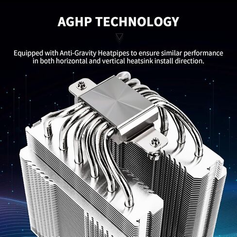 Thermalright Peerless Assassin 120 ARGB Black V3 CPU Air Cooler,6 Heat Pipes CPU Cooling,Dual 120MM CPU Fans,Black Top Cover,for AM4/AM5/Intel lga1851/1700/115X/1200/2011,PC Heat Sink Cooler in Saudi Arabia