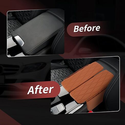 غطاء وحدة التحكم المركزية لـ BMW X5 G05 2019-2025 Nappa Leather Console Rengrest Cover for BMW Crest Recrest Cushion Brown in Kuwait