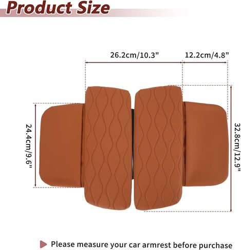 غطاء وحدة التحكم المركزية لـ BMW X5 G05 2019-2025 Nappa Leather Console Rengrest Cover for BMW Crest Recrest Cushion Brown in Kuwait