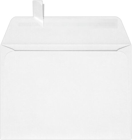 LUXPaper A7 Full Face Window Envelopes | Peel & Press | 5 1/4" x 7 1/4" | Ruby Red | 80lb. Text | 50 Qty in Kuwait