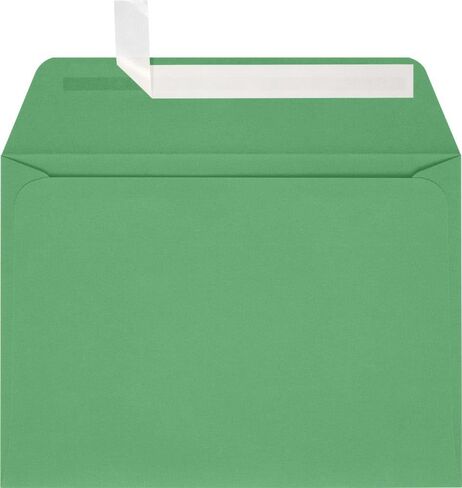LUXPaper A7 Full Face Window Envelopes | Peel & Press | 5 1/4" x 7 1/4" | Ruby Red | 80lb. Text | 50 Qty in Kuwait