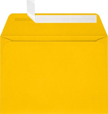 LUXPaper A7 Full Face Window Envelopes | Peel & Press | 5 1/4" x 7 1/4" | Ruby Red | 80lb. Text | 50 Qty in Kuwait