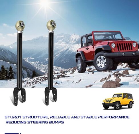 Front Adjustable Upper Control Arms w/Ball Joint 0-6" Lift Replacement for 2007-2018 Jeep Wrangler JK/JKU in Saudi Arabia