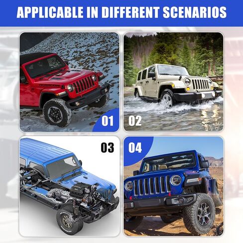 Front Adjustable Upper Control Arms w/Ball Joint 0-6" Lift Replacement for 2007-2018 Jeep Wrangler JK/JKU in Saudi Arabia