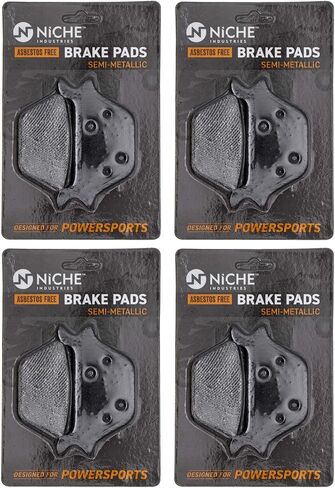 NICHE Alloy Steel Brake Pad Set for Harley-Davidson Dyna Glide Heritage Softail Springer 44209-87D Rear Semi-Metallic in Saudi Arabia
