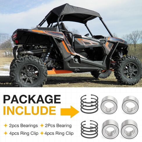 3514699 محامل العجلات الخلفية الأمامية + مقطع حلقة متوافق مع Polaris RZR 800 4 S 570 SW Ranger Crew XP 500 570 800 900 1000 Diesel HST in Saudi Arabia