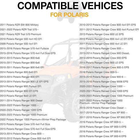 3514699 محامل العجلات الخلفية الأمامية + مقطع حلقة متوافق مع Polaris RZR 800 4 S 570 SW Ranger Crew XP 500 570 800 900 1000 Diesel HST in Saudi Arabia