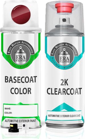 ERA Paints P26 - Rally Red Metallic for MITSUBISHI Exact Match Automotive Touch Up Paint Spray - 2K Premium Kit in Saudi Arabia
