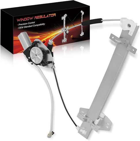Front Right Power Window Regulator with Motor for:-Honda Civic Dx 2001-2003, Civic Ex Hx Lx 2001-2005, Civic Ex/Lx Special Edition 2005 2 Pins Connector Replace# 72210S5PA03 741-301 72210S5PA02 in Saudi Arabia