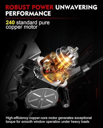 Front Right Power Window Regulator with Motor for:-Honda Civic Dx 2001-2003, Civic Ex Hx Lx 2001-2005, Civic Ex/Lx Special Edition 2005 2 Pins Connector Replace# 72210S5PA03 741-301 72210S5PA02 in Saudi Arabia