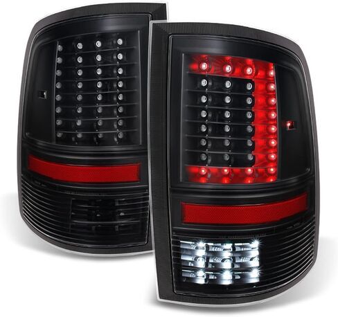 AKKON - Fit 2009-2018 Dodge Ram 1500 2500 3500 Premium DRL/Corner Light Switchback Headlight +LED Tail Light Set in Saudi Arabia