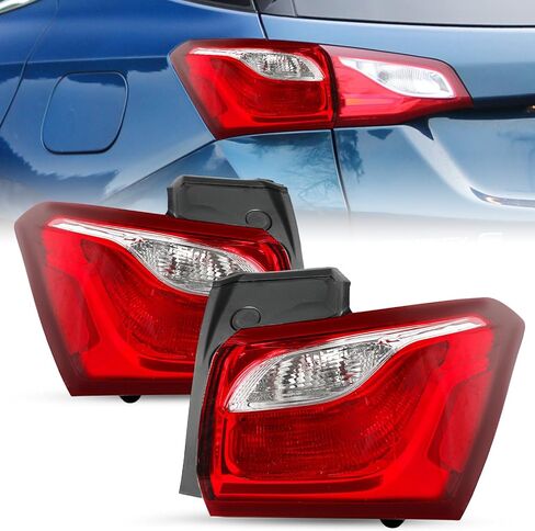 Fit for 2018-2020 Chevy Equinox Tail Light Incandescent Model Assembly Replacement Outer Halogen Rear Taillight OE Direct Brake Tail Lamp RH (Right Passenger Side) in Kuwait