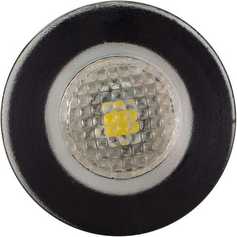 Recpro Round Red 12V LED LiveWell مجاملة الضوء قارب البحرية RV | مقاوم للماء (2 عبوة) in Kuwait