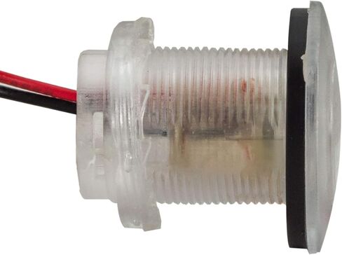 Recpro Round Red 12V LED LiveWell مجاملة الضوء قارب البحرية RV | مقاوم للماء (2 عبوة) in Kuwait