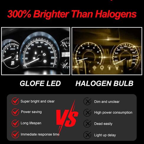 20 Pcs T5 LED Lights for Car Dashboard T5 37 74 LED Bulb with Twist Lock Socket, Super Bright PC74 PC37 Light Replacement for Instrument Cluster Dashboard Panel Gauge Indicator (White) in Saudi Arabia