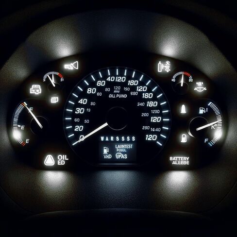 20 Pcs T5 LED Lights for Car Dashboard T5 37 74 LED Bulb with Twist Lock Socket, Super Bright PC74 PC37 Light Replacement for Instrument Cluster Dashboard Panel Gauge Indicator (White) in Saudi Arabia