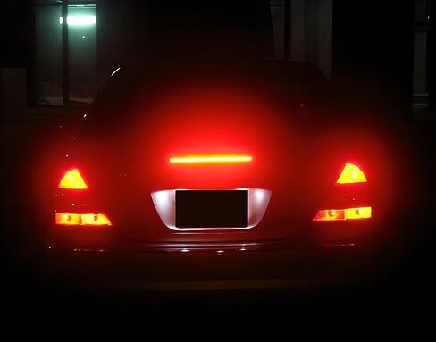 IJdmtoy OEM-spec العدسة الحمراء الكاملة LED Trunk Lid Third Brake Light Bar Assembating مع 2000-2007 Mercedes-Benz W203 C-Class سيدان in Saudi Arabia