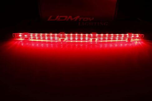 IJdmtoy OEM-spec العدسة الحمراء الكاملة LED Trunk Lid Third Brake Light Bar Assembating مع 2000-2007 Mercedes-Benz W203 C-Class سيدان in Saudi Arabia