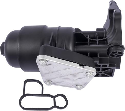 Complete Engine Oil Filter & Housing Assembly Replacement for Kia Sedona Cadenza Sorento Hyundai Santa Fe Azera 3.3L 3.5L V6 2012-2019 263003CAB1 in Saudi Arabia