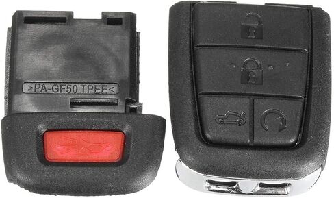 New Keyless Entry 5 Buttons Remote Key Case Shell Fob for Pontiac G8 GT GXP 2008 2009 92245050 OUC6000083, Black in Saudi Arabia