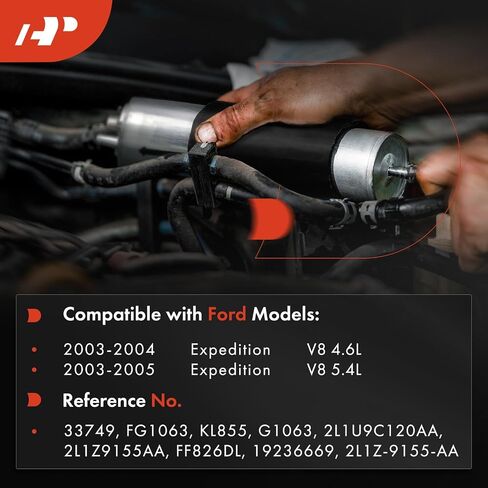 مرشح الوقود A-Premium متوافق مع Ford Expedition 2003 2004 ، 4.6L 5.4L in Saudi Arabia
